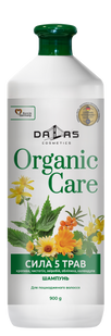 Шампунь для всіх типів волосся Сила 5 трав Dalas Organic Care 900 мл DL-ORGANIC-CARE-SHAMPOO-5-HERBS фото