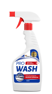 Засіб для миття ванної та сантехніки PRO WASH 500 г PROWASH-BATHROOM-CLEANER фото