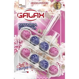 Туалетний блок Квіткова свіжість GALAX 2&times;55 г економ-пак GALAX-TOILET-BLOCK-FLORAL фото