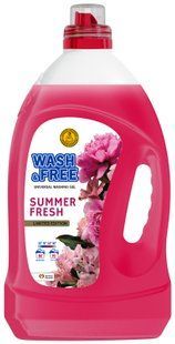 Гель для прання універсальний Summer Fresh Wash&Free 3.8 л 724724 фото