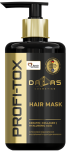Маска для відновлення волосся з кератином і колагеном Dalas Profi-Tox 900 мл DL-HAIR-MASK-PROFITOX фото