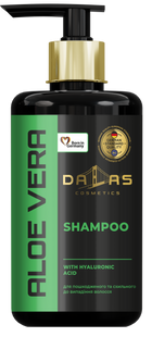 Шампунь зволожуючий з гіалуроновою кислотою та алое Dalas 1000 мл DL-SHAMPOO-HYALURONIC-ACID-ALOE фото