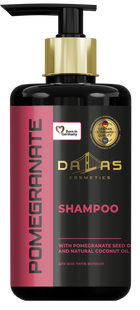 Шампунь для пошкодженого волосся з кокосовою олією Dalas 1000 мл DL-SHAMPOO-POMEGRANATE-COCONUT-OIL фото