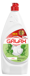 Засіб для миття посуду концентрований М'ята GALAX 950 г GALAX-DISH-MINT фото