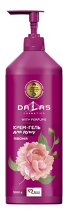 Крем-гель для душу Півонія Dalas 1 л DL-SHOWER-GEL-PEONY-200G фото